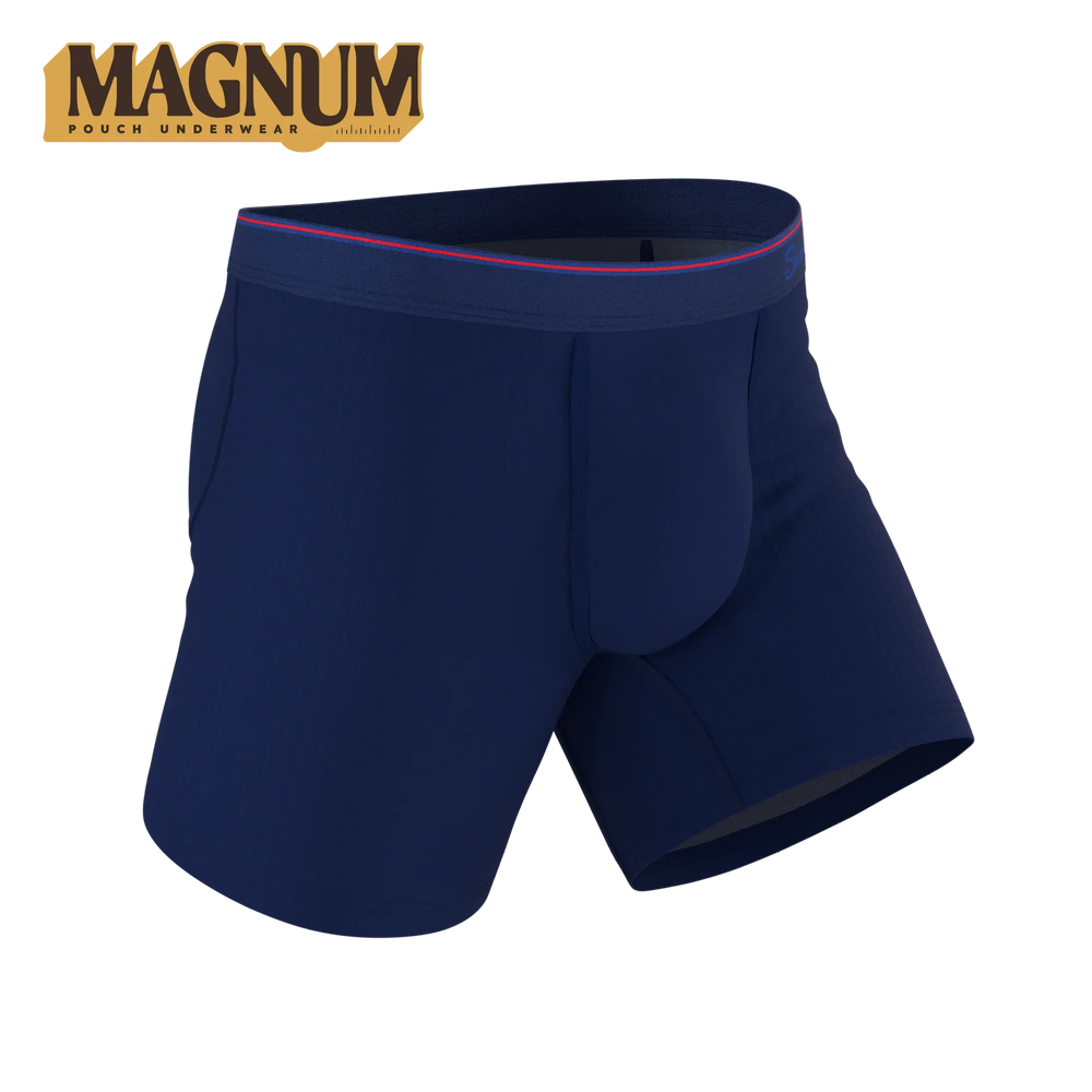 The Blueberry Pie | Red Tip Navy Ball Hammock® Magnum Big Pouch Underwear - Shinesty - Flyclothing LLC