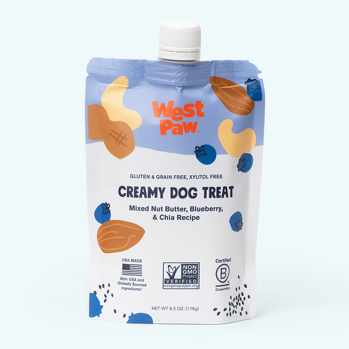 Nut Butter, Blueberry, and Chia Seed - West Paw - Flyclothing LLC