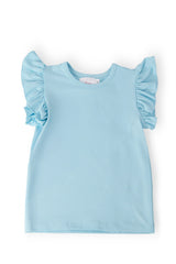 Bluebird S/S Ruffle Tee - Mila & Rose ® - Flyclothing LLC