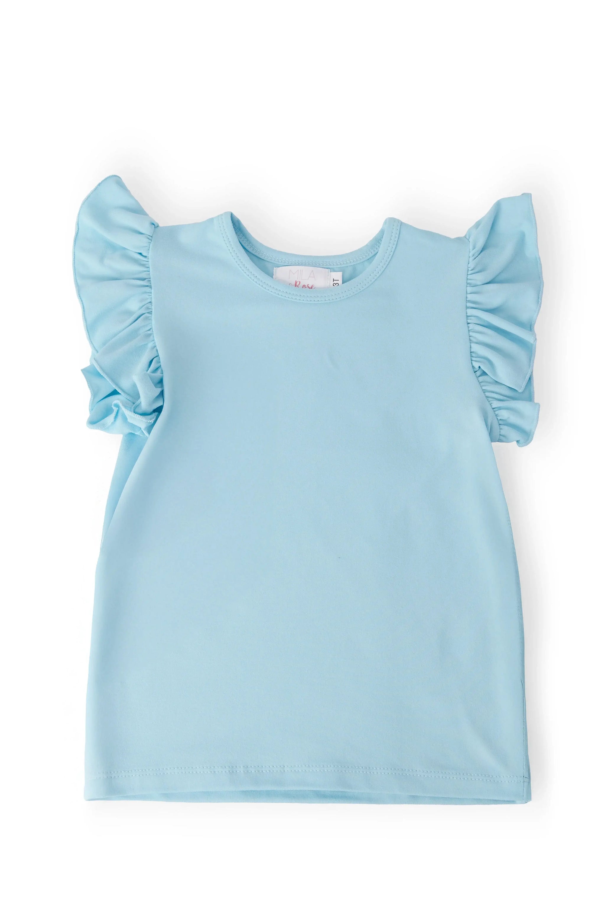 Bluebird S/S Ruffle Tee - Mila & Rose ® - Flyclothing LLC