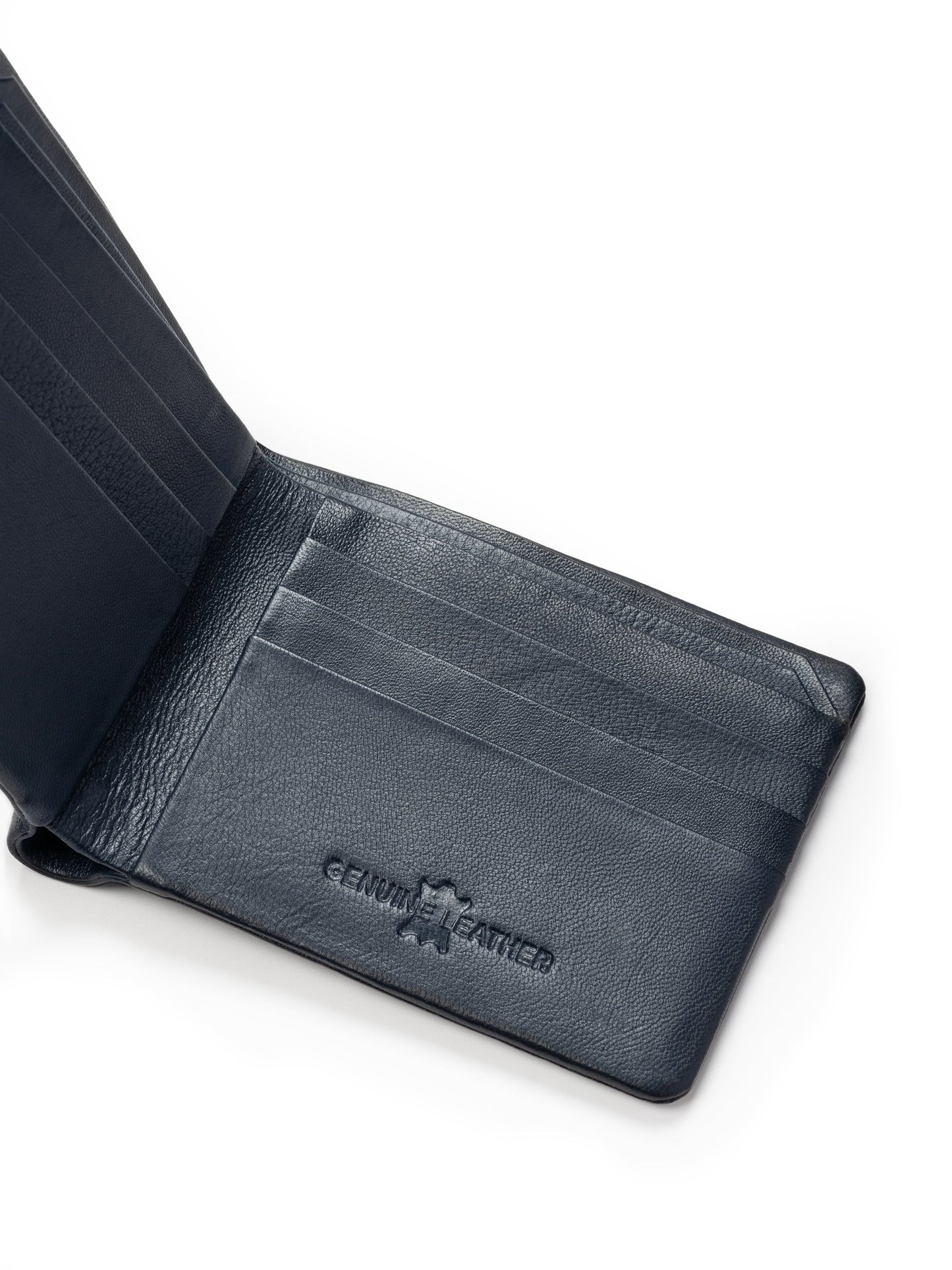 Blue Duke Bifold Wallet - Classy Leather Bags - Flyclothing LLC