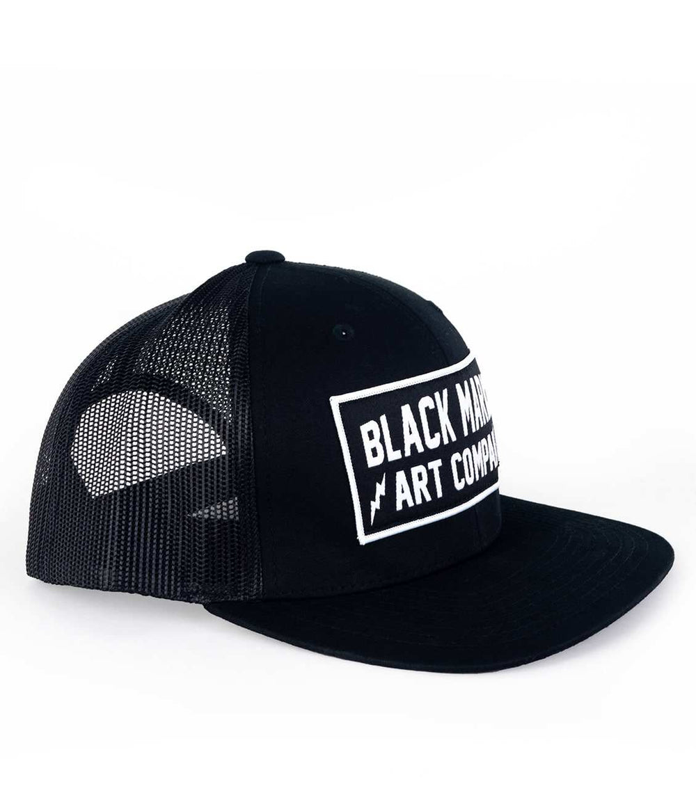 Black Market Art Company Black Market Art & Electric Retro Hat Print - Black Market Art Company - Flyclothing LLC