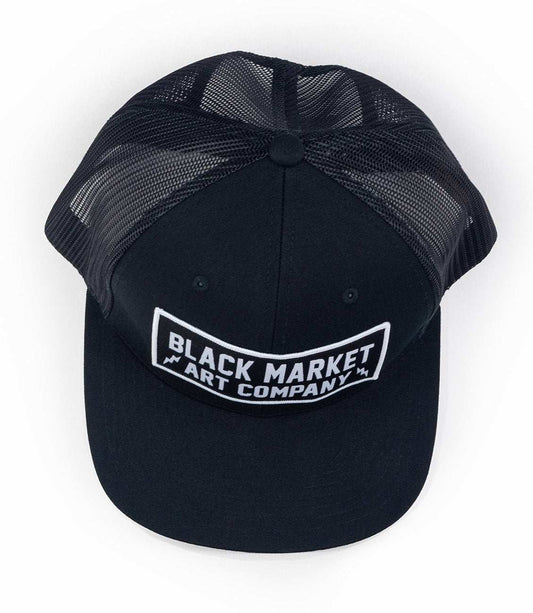 Black Market Art Company Black Market Art & Electric Retro Hat Print - Black Market Art Company - Flyclothing LLC