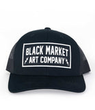 Black Market Art Company Black Market Art & Electric Retro Hat Print - Black Market Art Company - Flyclothing LLC