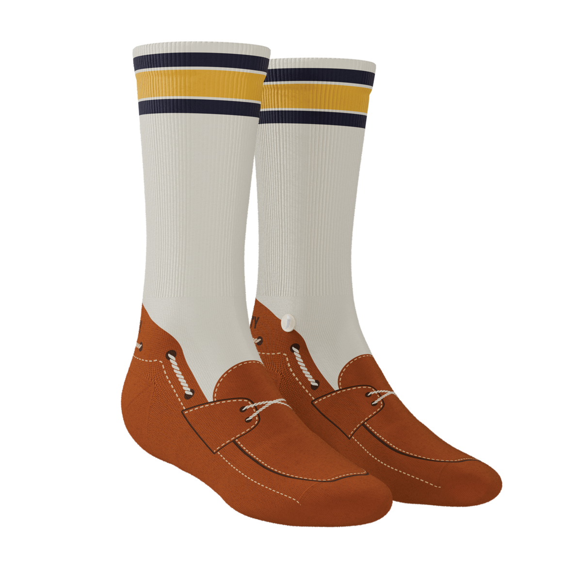 The Boat's Rockin' | Boat Shoe Heel Hammock™ Crew Socks