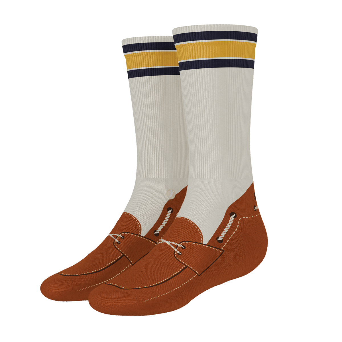The Boat's Rockin' | Boat Shoe Heel Hammock™ Crew Socks
