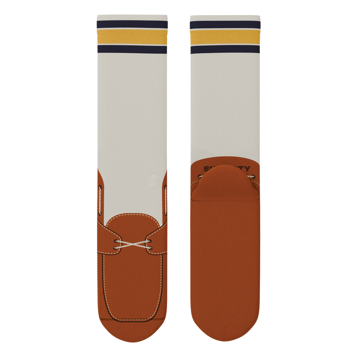 The Boat's Rockin' | Boat Shoe Heel Hammock™ Crew Socks