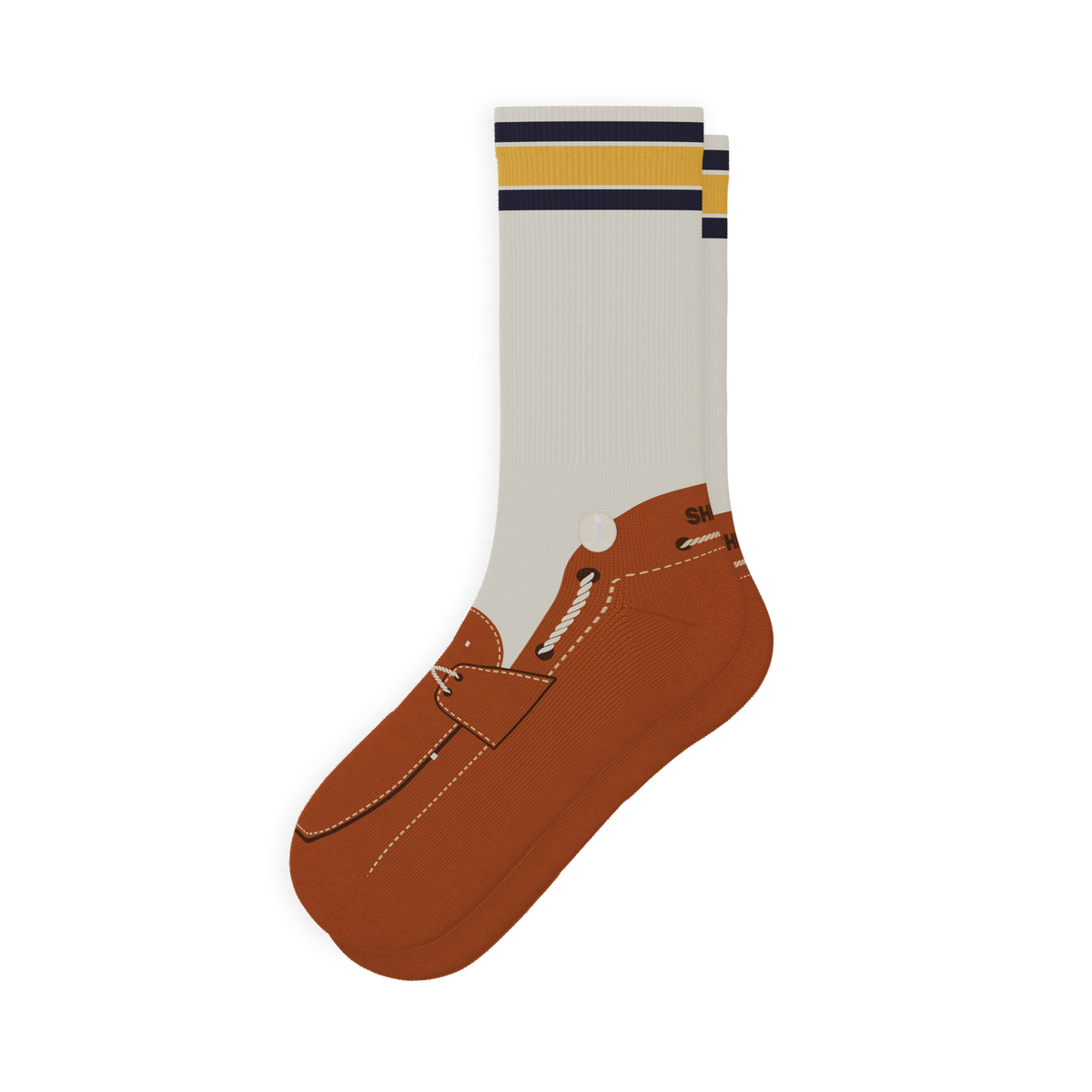 The Boat's Rockin' | Boat Shoe Heel Hammock™ Crew Socks
