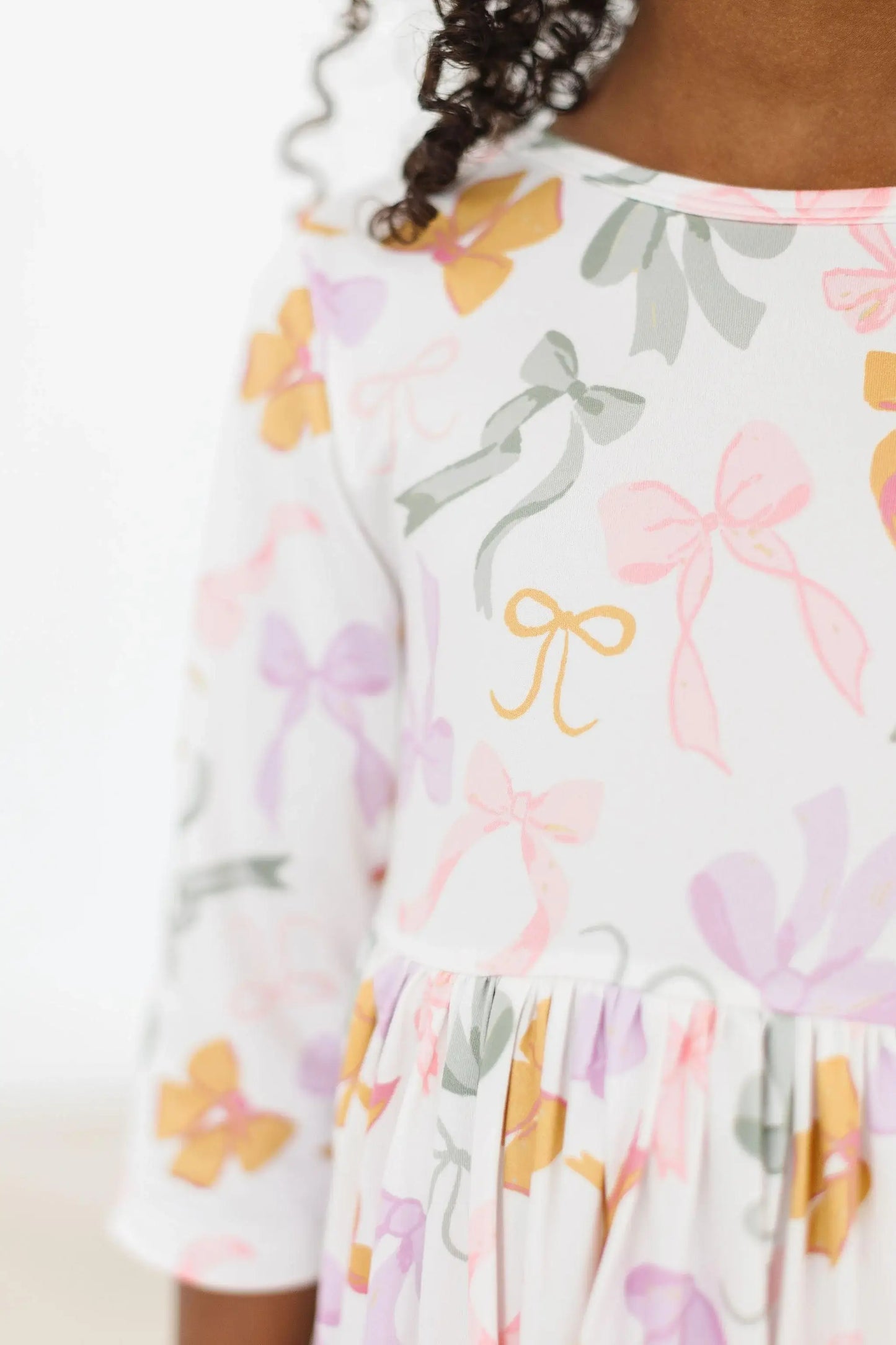 Boho Bows 3/4 Sleeve Pocket Twirl Dress - Mila & Rose ® - Flyclothing LLC