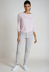 Bon Voyage Travel Tee - Blush Pink - Buki - Flyclothing LLC