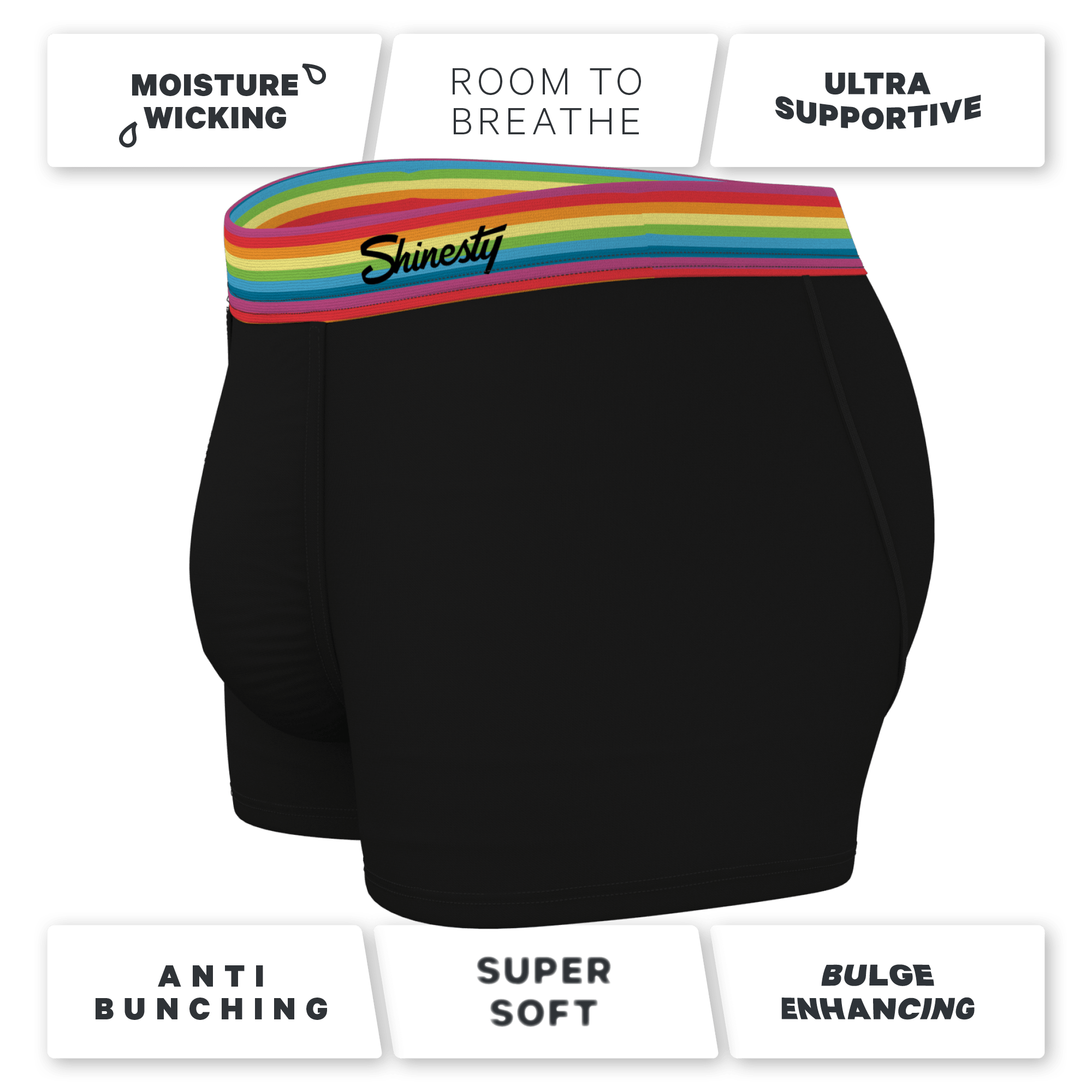 The Bona Fide Pride | Pride Ball Hammock® Pouch Trunks Underwear - Shinesty