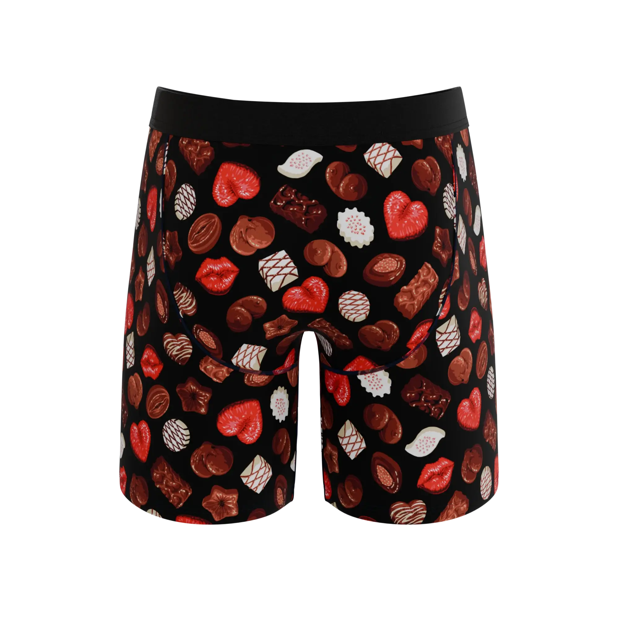 The Bonbons | Naughty Chocolate Long Leg Ball Hammock® Pouch Underwear With Fly - Shinesty - Flyclothing LLC