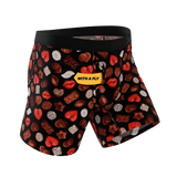 The Bonbons | Naughty Chocolate Ball Hammock® Pouch Underwear With Fly - Shinesty - Flyclothing LLC