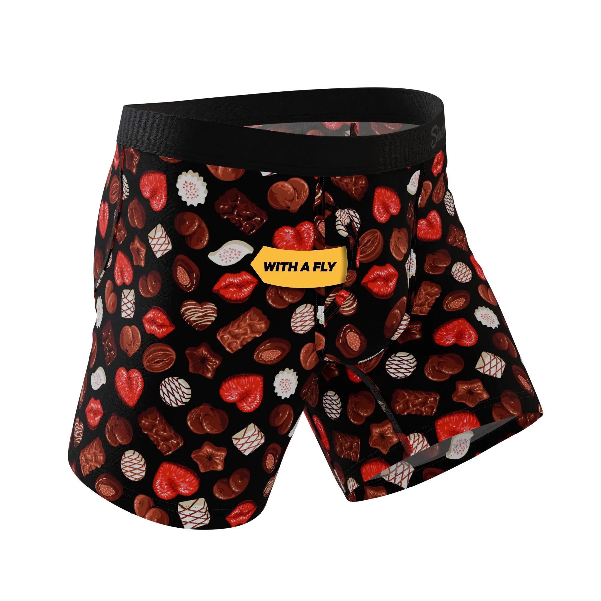 The Bonbons | Naughty Chocolate Ball Hammock® Pouch Underwear With Fly - Shinesty - Flyclothing LLC