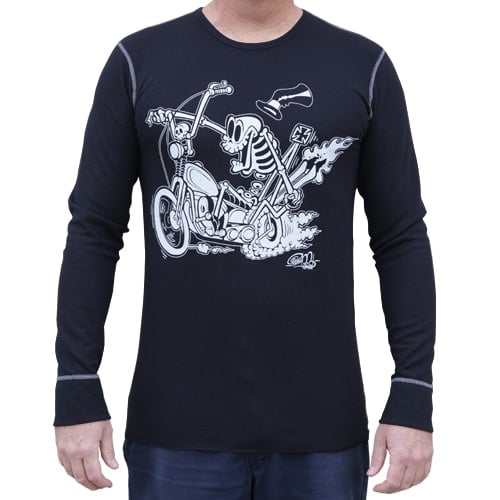 Black Market Art Company Bone Percenter Men's Long Sleeve Thermal 