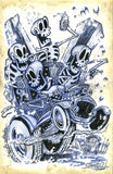 Black Market Art Company Bonemobile Print