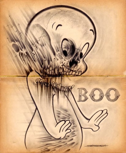 Black Market Art Company Boo Print