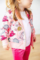 Boots & Bling Satin Jacket - Mila & Rose ® - Flyclothing LLC