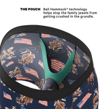 The Bootstraps & Chaps | Americana Cowboy Ball Hammock® Pouch Underwear - Shinesty - Flyclothing LLC