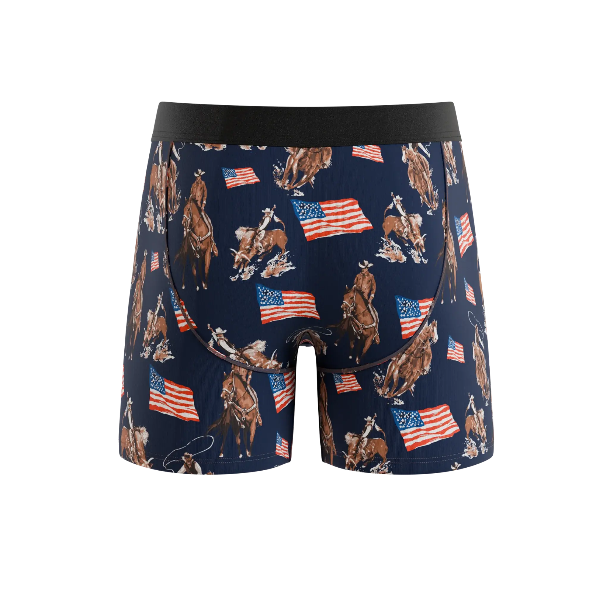 The Bootstraps & Chaps | Americana Cowboy Ball Hammock® Pouch Underwear - Shinesty - Flyclothing LLC