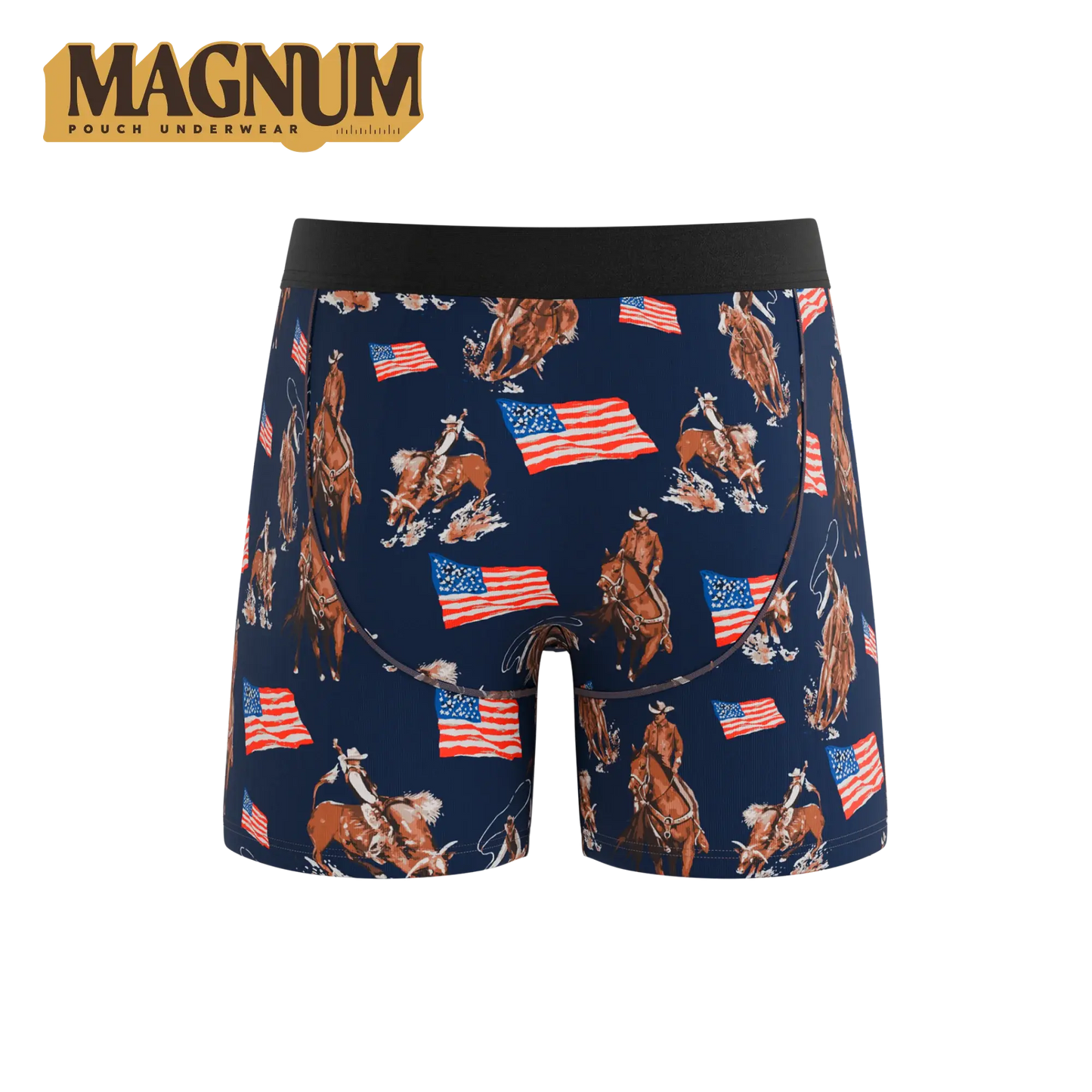 The Bootstraps & Chaps | Americana Cowboy Ball Hammock® Magnum Big Pouch Underwear - Shinesty - Flyclothing LLC