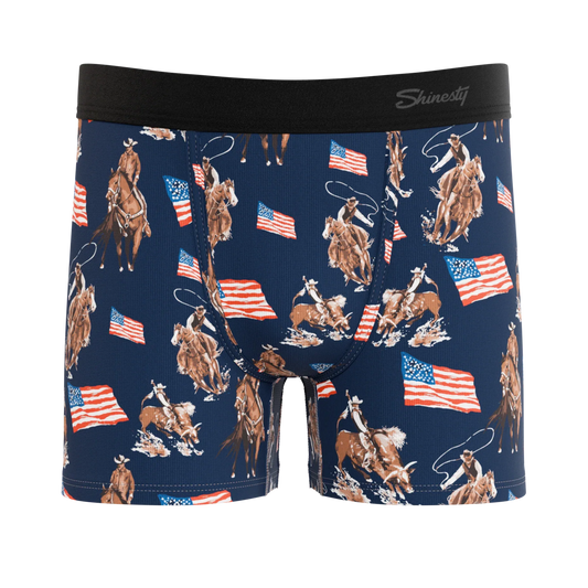 The Bootstraps & Chaps | Americana Cowboy Boy's Boxer Briefs - Shinesty - Flyclothing LLC
