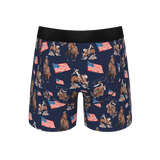 The Bootstraps & Chaps | Americana Cowboy Ball Hammock® Pouch Underwear With Fly - Shinesty - Flyclothing LLC