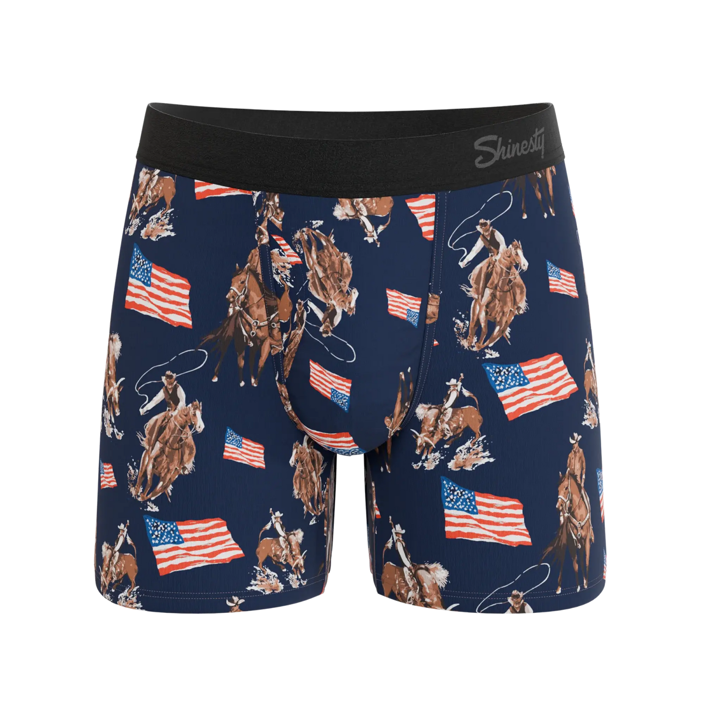 The Bootstraps & Chaps | Americana Cowboy Ball Hammock® Magnum Big Pouch Underwear - Shinesty - Flyclothing LLC