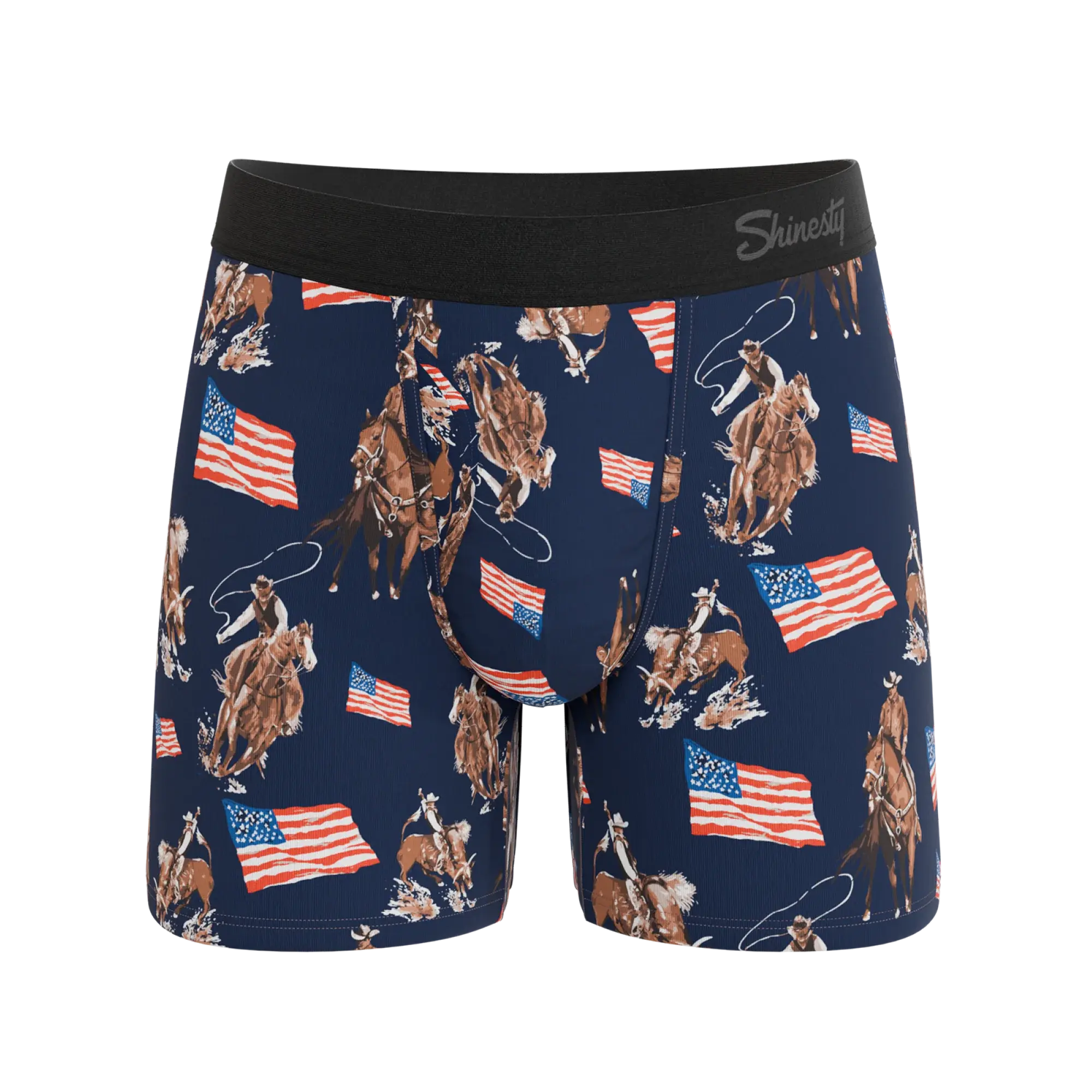 The Bootstraps & Chaps | Americana Cowboy Ball Hammock® Magnum Big Pouch Underwear - Shinesty - Flyclothing LLC