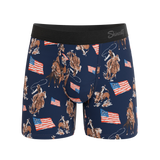 The Bootstraps & Chaps | Americana Cowboy Ball Hammock® Magnum Big Pouch Underwear - Shinesty - Flyclothing LLC