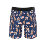 The Bootstraps & Chaps | Americana Cowboy Long Leg Ball Hammock® Pouch Underwear With Fly - Shinesty - Flyclothing LLC
