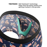 The Bootstraps & Chaps | Americana Cowboy Ball Hammock® Pouch Trunks Underwear - Shinesty - Flyclothing LLC