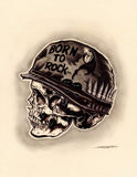 Black Market Art Company Born To Rock Print