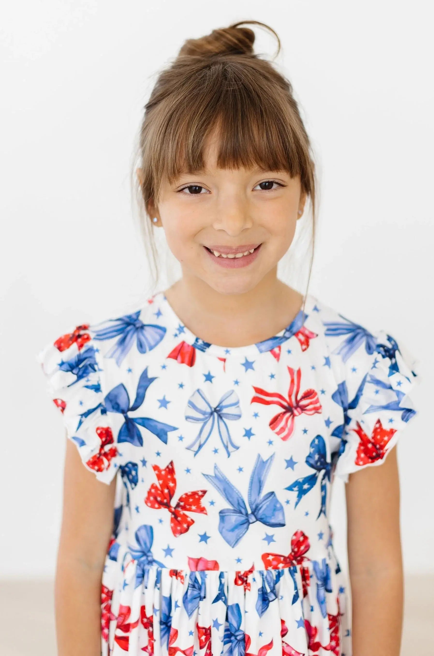 Born to Sparkle Flutter Sleeve Twirl Dress - Mila & Rose ® - Flyclothing LLC
