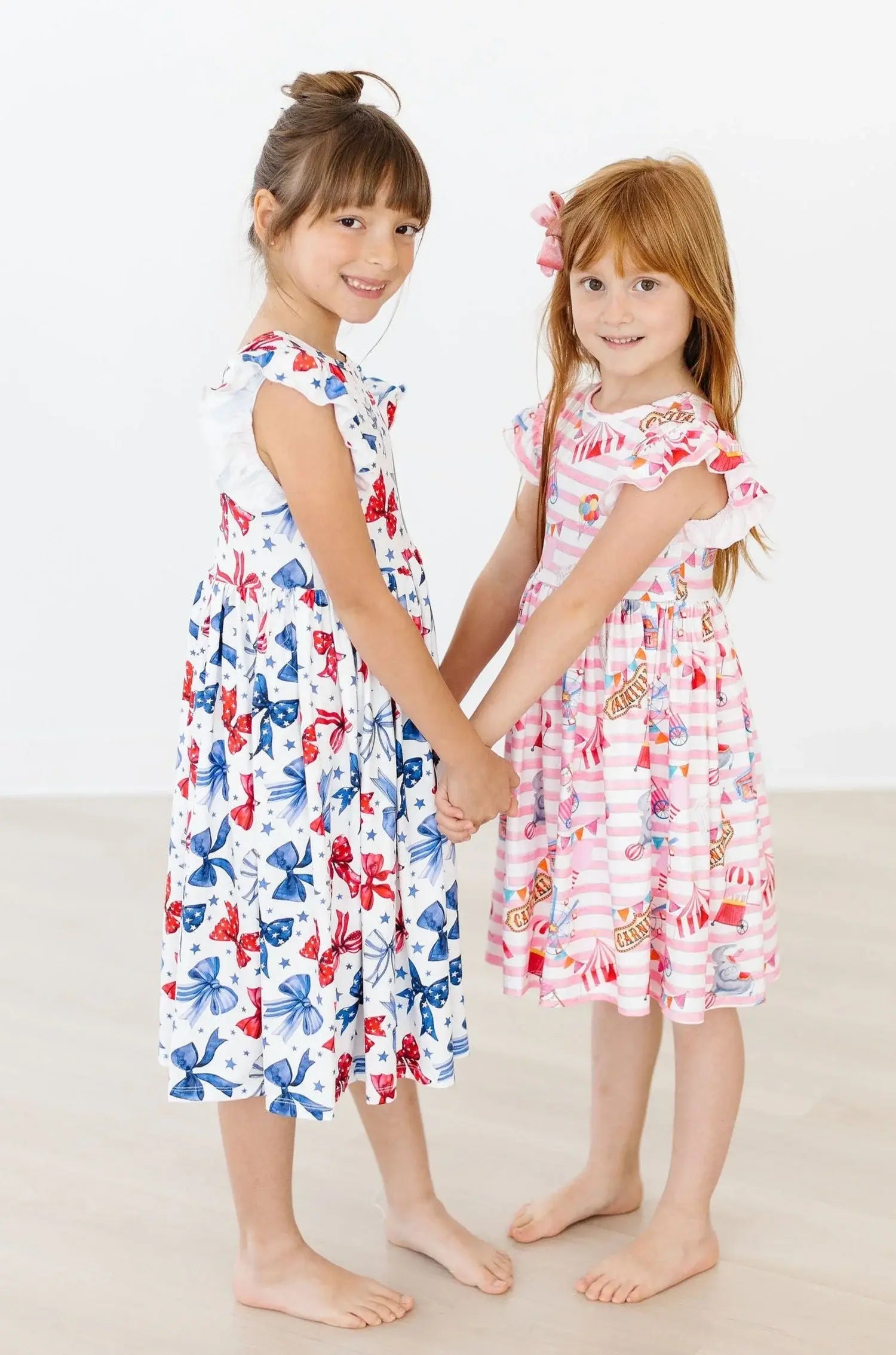 Born to Sparkle Flutter Sleeve Twirl Dress - Mila & Rose ® - Flyclothing LLC