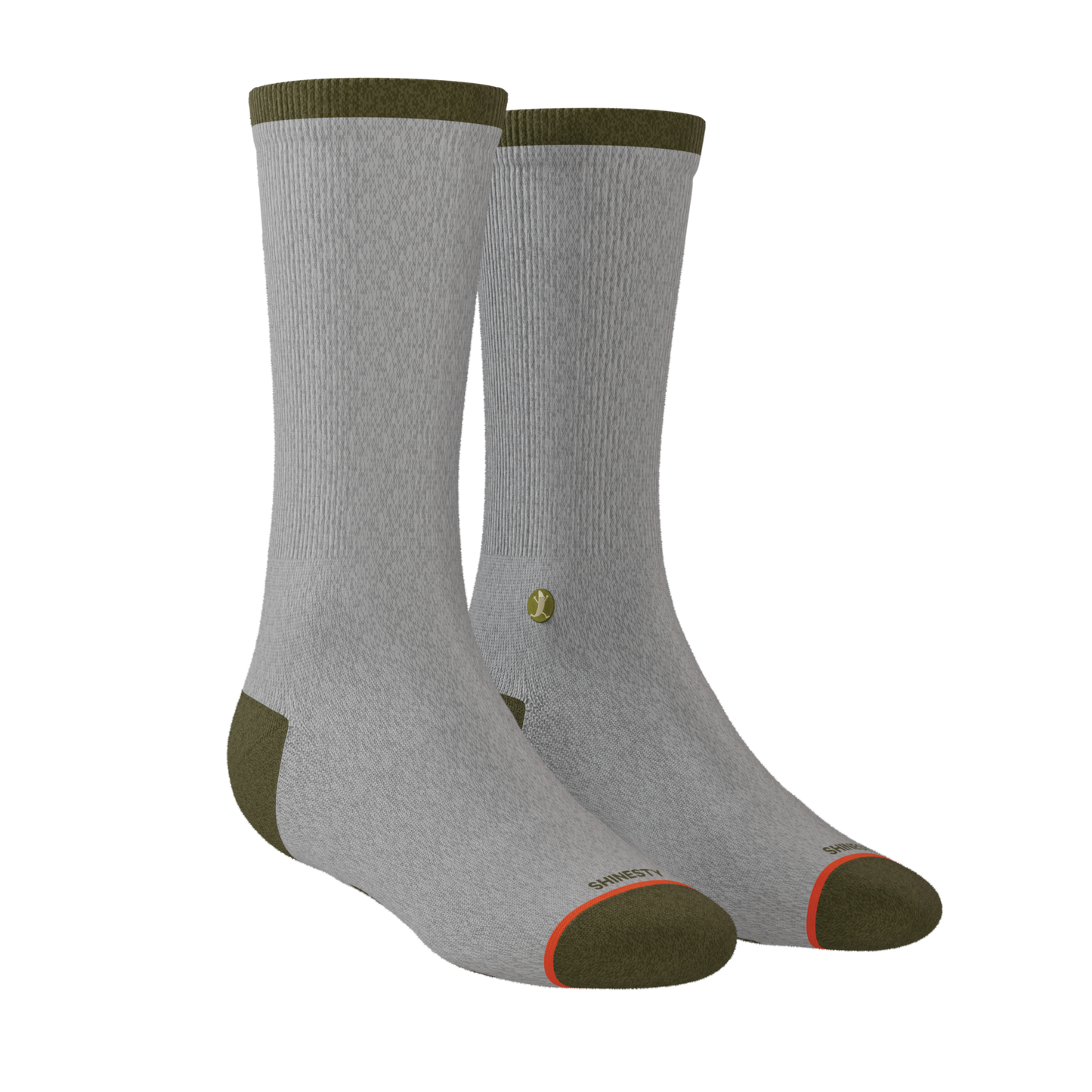 The Born To Fish | Fishing Motto Heel Hammock™ Crew Socks