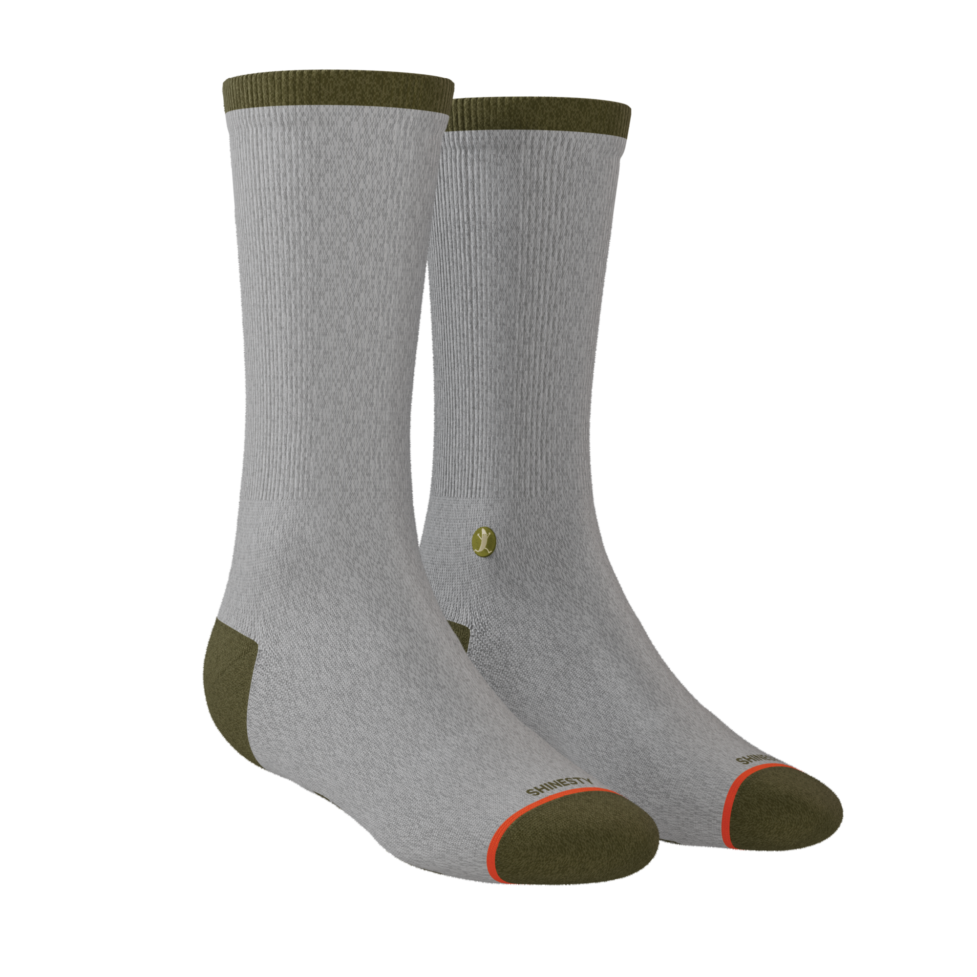 The Born To Fish | Fishing Motto Heel Hammock™ Crew Socks