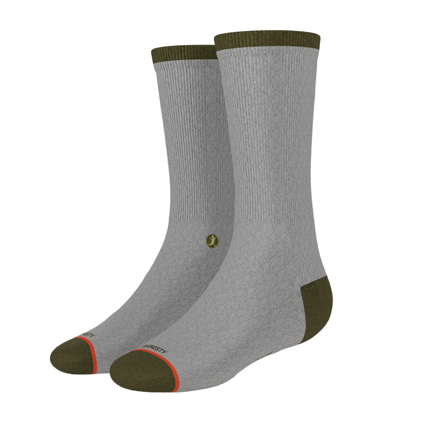 The Born To Fish | Fishing Motto Heel Hammock™ Crew Socks