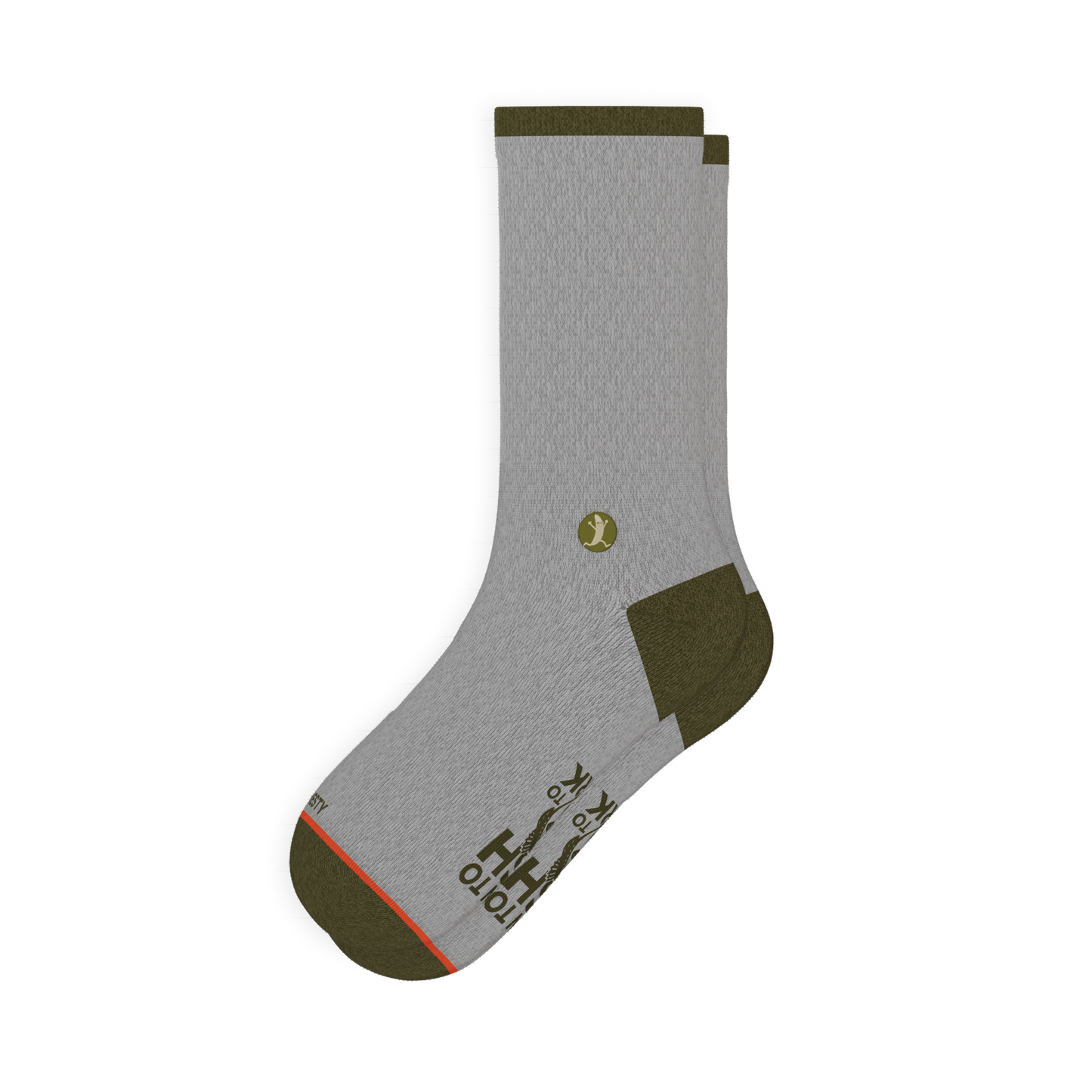 The Born To Fish | Fishing Motto Heel Hammock™ Crew Socks