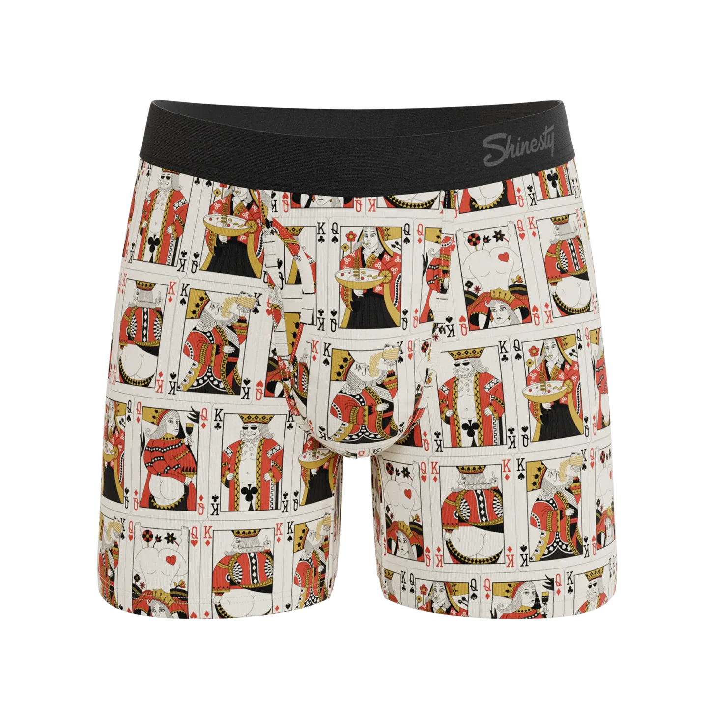The Bottomless Blackjack | Vintage Playing Cards Ball Hammock® Magnum Big Pouch Underwear - Shinesty - Flyclothing LLC