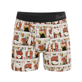 The Bottomless Blackjack | Vintage Playing Cards Ball Hammock® Magnum Big Pouch Underwear - Shinesty - Flyclothing LLC
