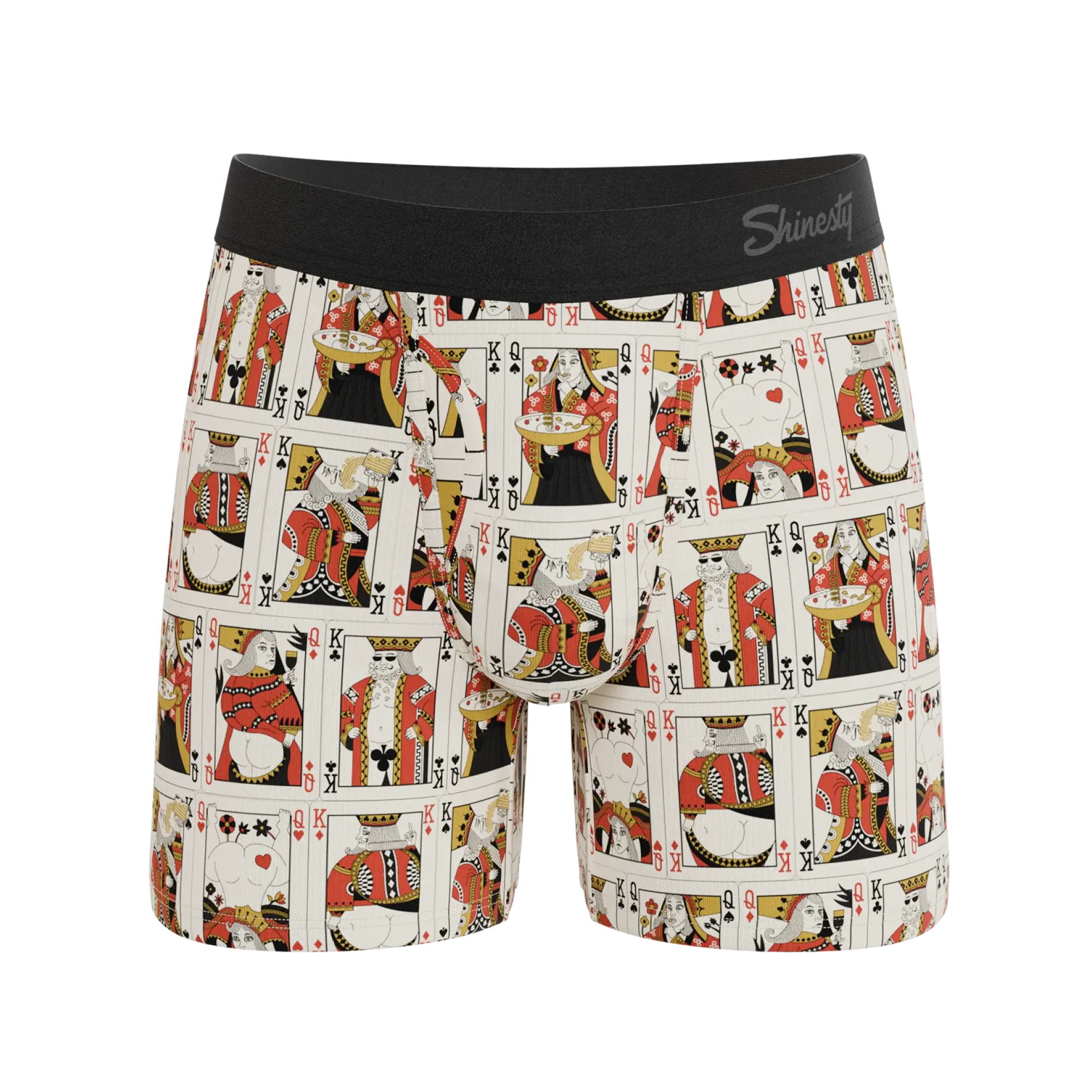 The Bottomless Blackjack | Vintage Playing Cards Ball Hammock® Magnum Big Pouch Underwear - Shinesty - Flyclothing LLC