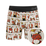 The Bottomless Blackjack | Vintage Playing Cards Ball Hammock® Pouch Underwear With Fly - Shinesty - Flyclothing LLC