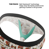The Bottomless Blackjack | Vintage Playing Cards Ball Hammock® Pouch Underwear Briefs - Shinesty - Flyclothing LLC