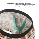 The Bottomless Blackjack | Vintage Playing Cards Ball Hammock® Pouch Underwear - Shinesty - Flyclothing LLC