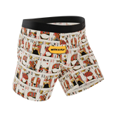 The Bottomless Blackjack | Vintage Playing Cards Ball Hammock® Pouch Underwear With Fly - Shinesty - Flyclothing LLC