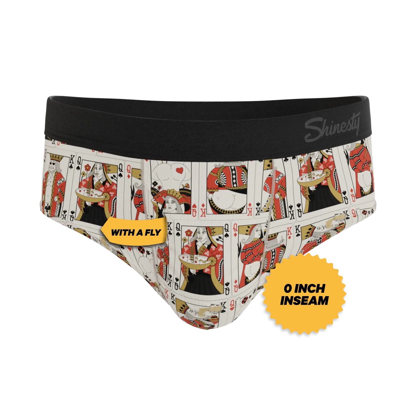 The Bottomless Blackjack | Vintage Playing Cards Ball Hammock® Pouch Underwear Briefs - Shinesty - Flyclothing LLC