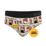 The Bottomless Blackjack | Vintage Playing Cards Ball Hammock® Pouch Underwear Briefs - Shinesty - Flyclothing LLC