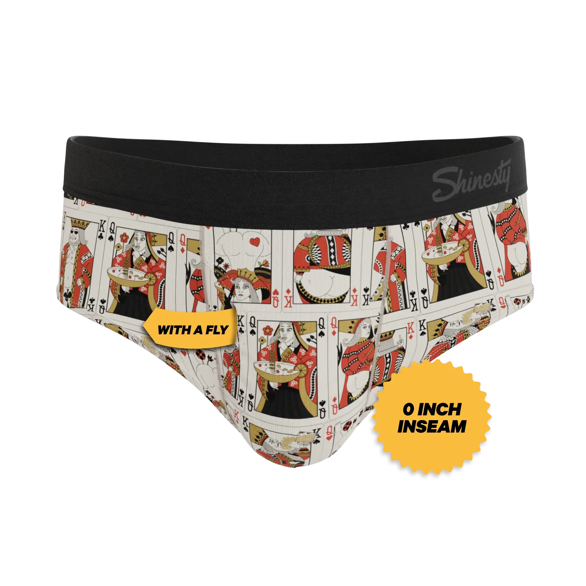 The Bottomless Blackjack | Vintage Playing Cards Ball Hammock® Pouch Underwear Briefs - Shinesty - Flyclothing LLC