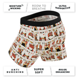 The Bottomless Blackjack | Vintage Playing Cards Ball Hammock® Pouch Underwear - Shinesty - Flyclothing LLC